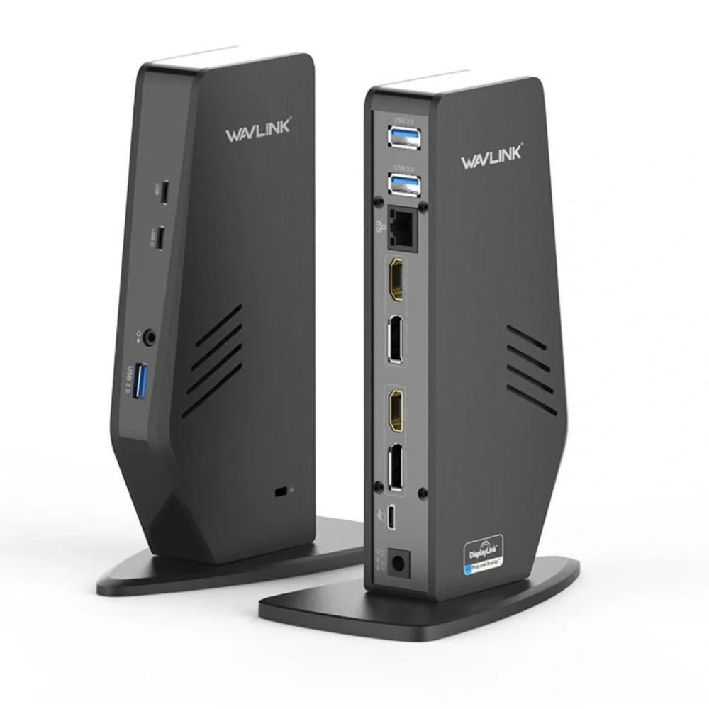 WL-UG69DK5 USB-C Dual 4K Ultra HD Multiple-Display Universal Docking Station-NWT